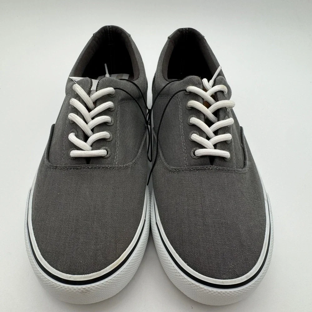 Izod Gray Canvas Lace Up Casual‎ Sneakers Men's Size 10